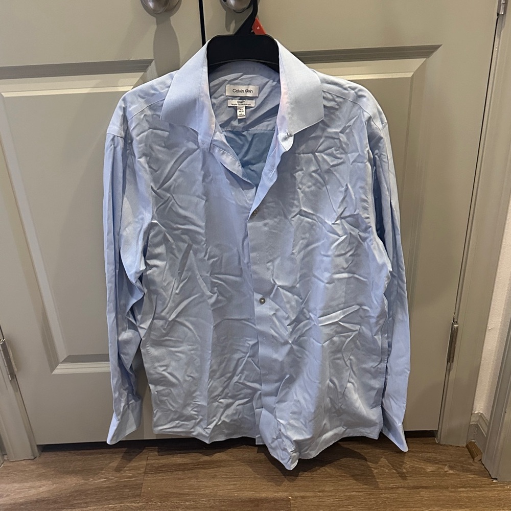 Calvin Klein Men's Sky Blue Dress Shirt